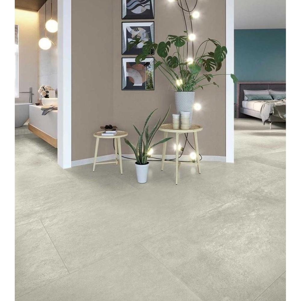 loft minimal modern retifikalt elcsiszolt szurke nagymeretu beton retifikalt greslap jarolap padlolap padloburkolat nappali.jpg